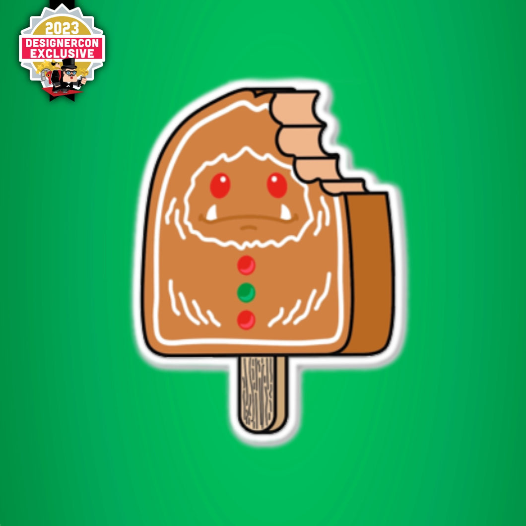 Limited Edition Gingerbread Chomp Sticker
