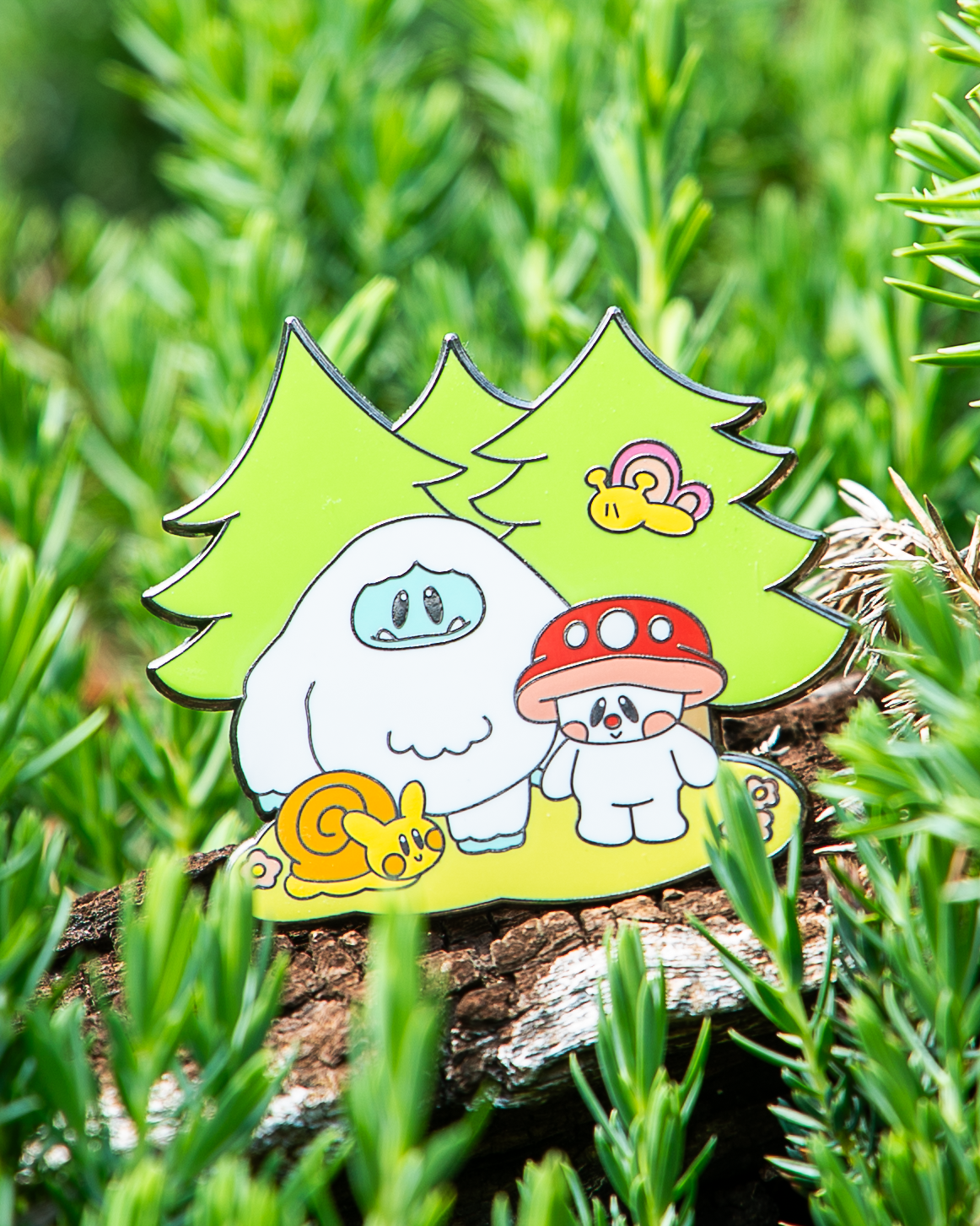 Limited Edition Marshall and Friends Chomp Enamel Pin By Mardeluna