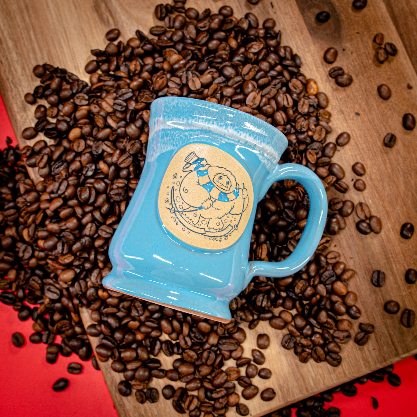 Limited Edition Powder Blue Skier Chomp Pepin Mug