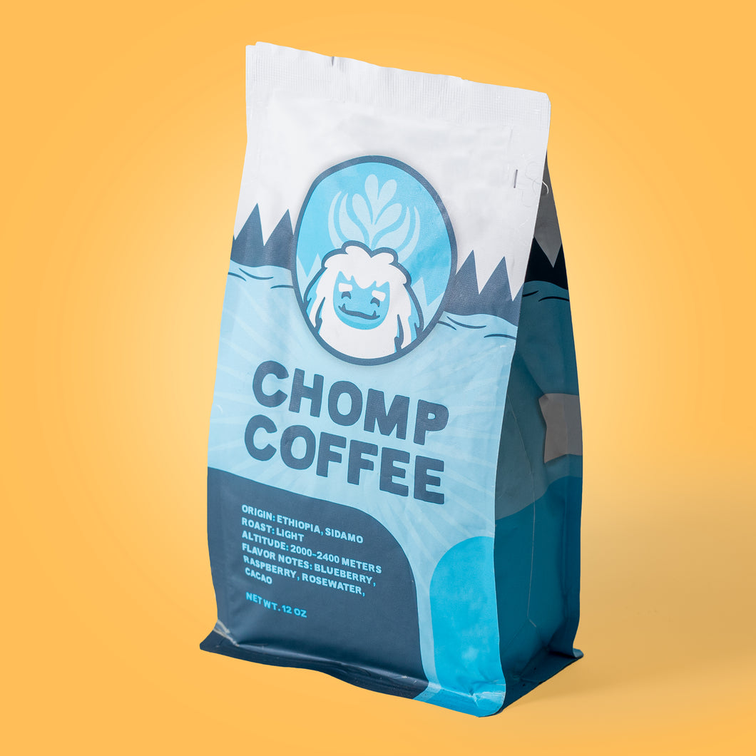 Light Roast Chomp Coffee 12oz Bag