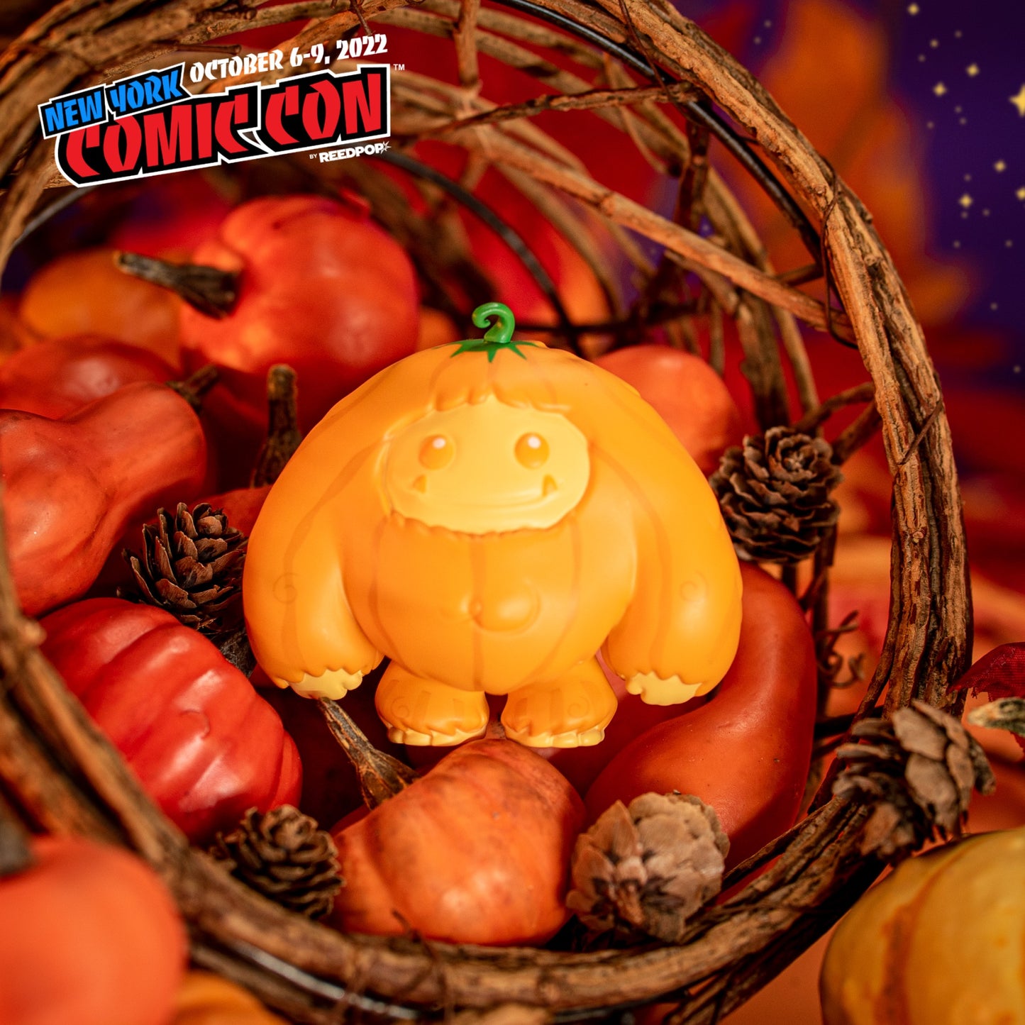 Limited Edition Pumpkin Chomper Vinyl Figure NYCC Exclusive