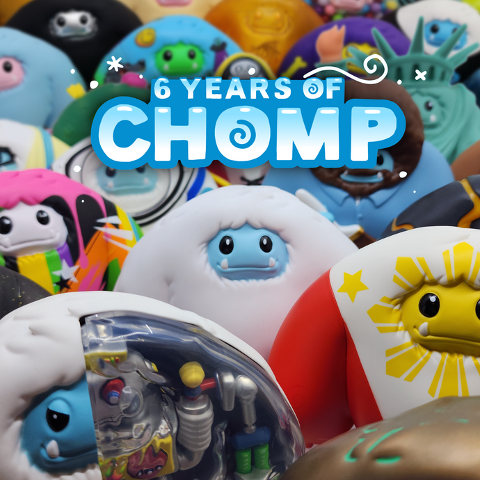 Abominable Toys Newsletter #190 Celebrating 6 Years Of Chomp!