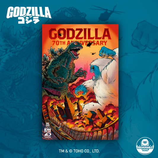 ❄️ Newsletter #211 SDCC Exclusive IDW Godzilla 70th Variant Cover By Benjamin Su