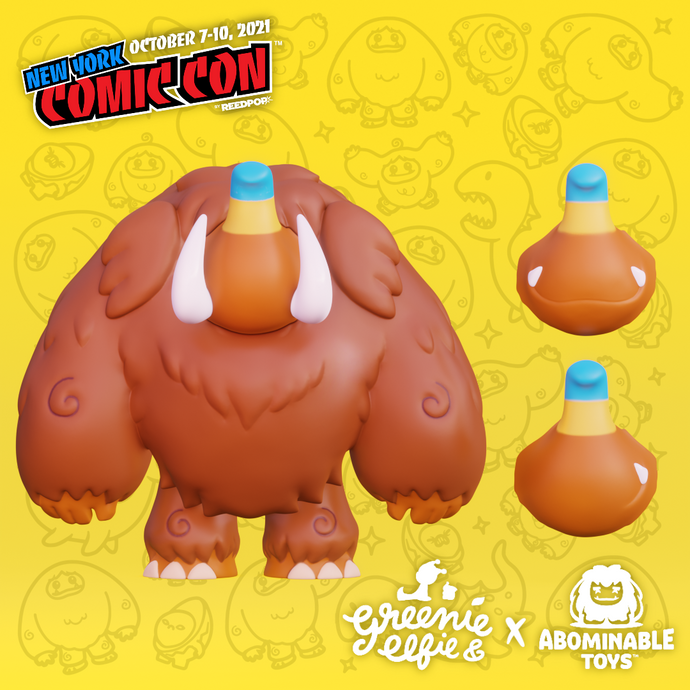 Abominable Toys Newsletter #54 Pakka7 X Abominable Toys Elfie Chomp NYCC Exclusives