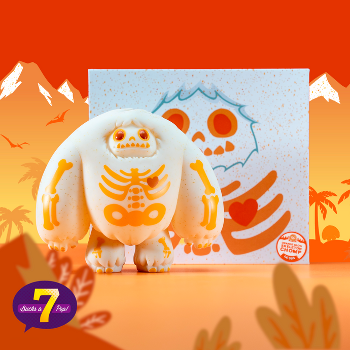 Abominable Toys Newsletter #138 Orange Glow Skeleton Chomp Available Now!