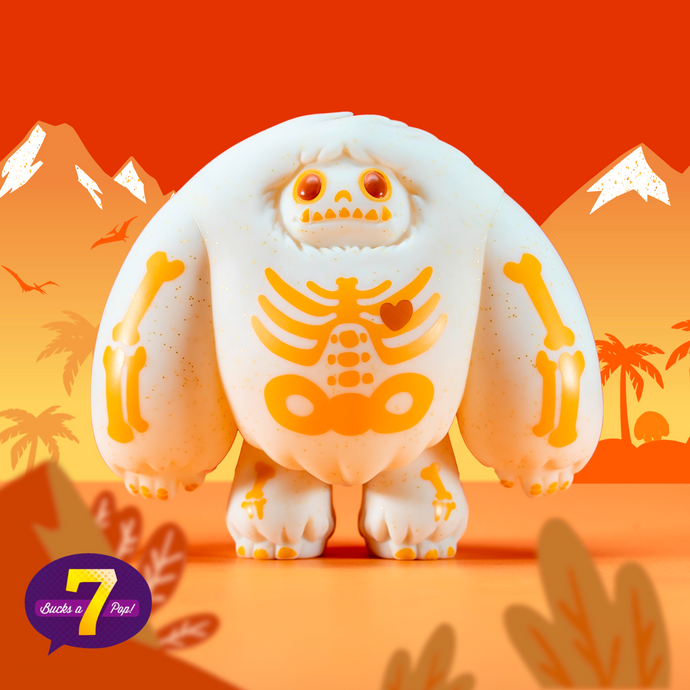 Abominable Toys Newsletter #136 7BucksaPop Exclusive Orange Glow Skeleton Chomp Release Info!