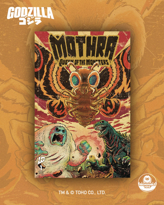 ❄️ Newsletter #259 SDCC Mothra #1 Chomp Variant By Benjamin Su