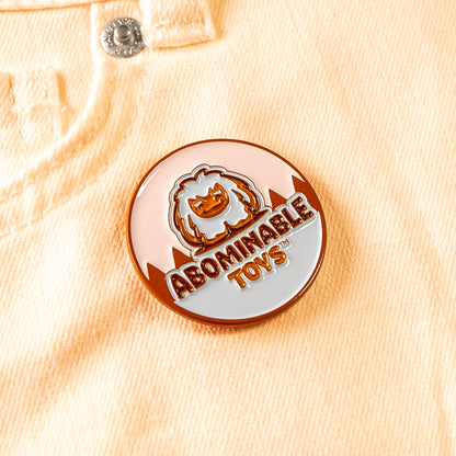 Limited Edition Abominable Toys Logo Mystery Pin 3 Pack