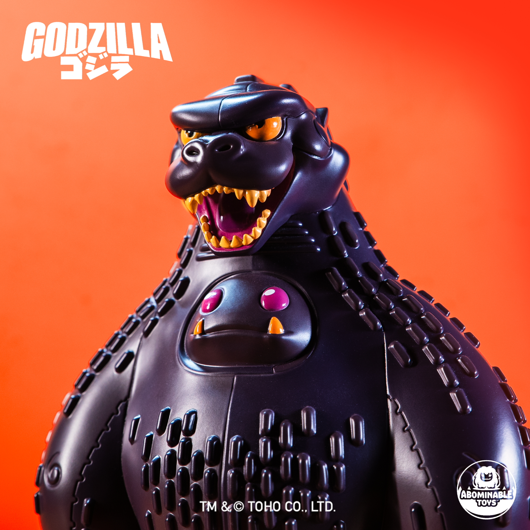 Limited Edition Godzilla Chomp Officially Licensed Vinyl Figure By Tom Whalen