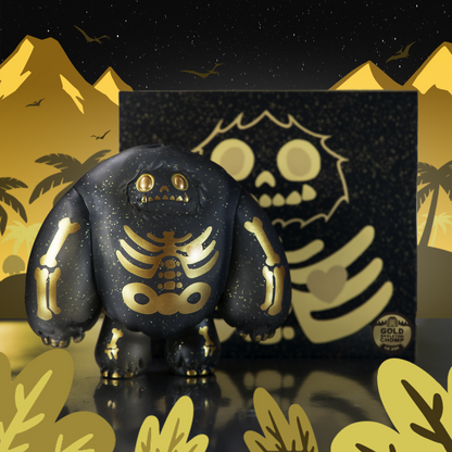 Limited Edition Gold Skeleton Chomp Vinyl Figure