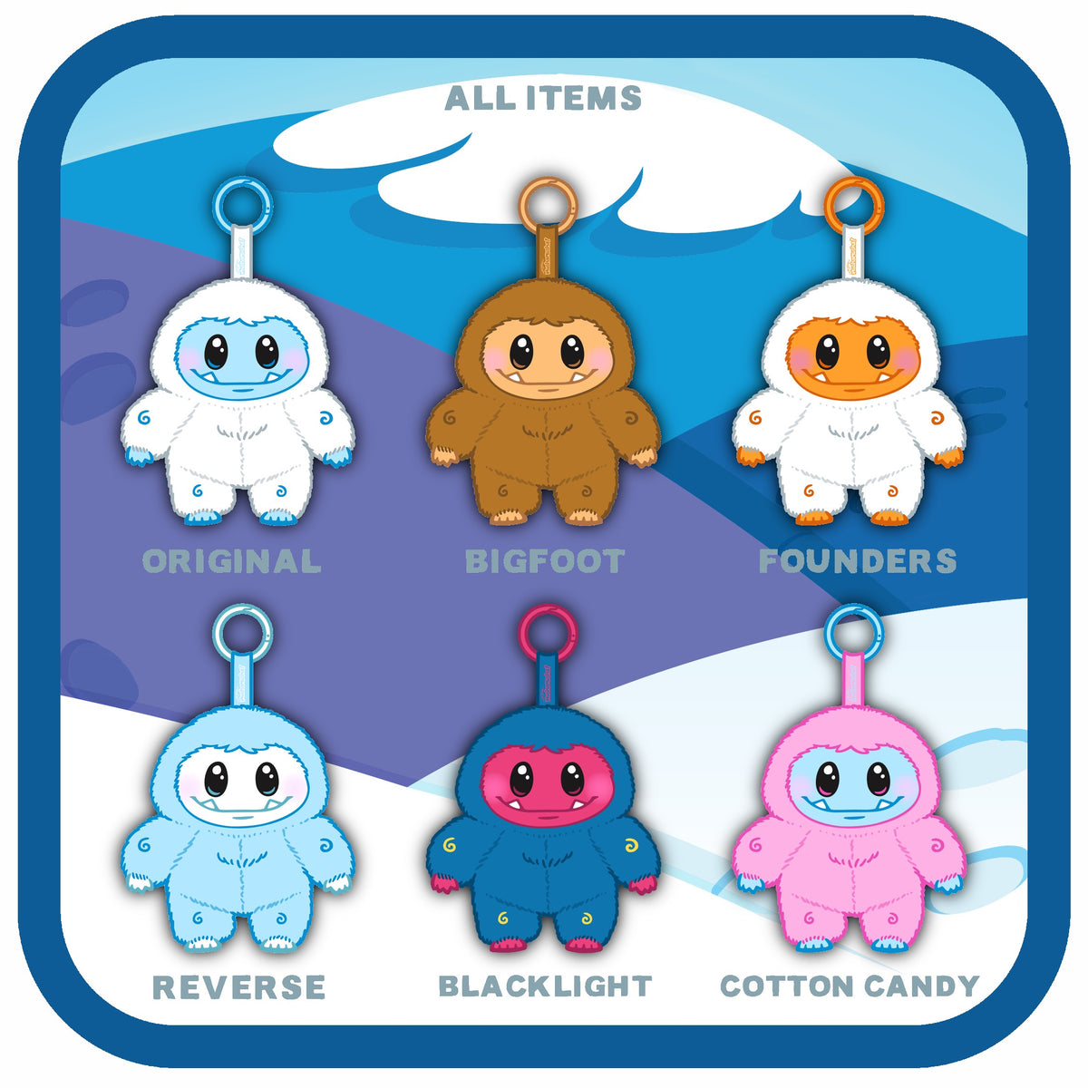 Mushamusha! Chomp Vinyl Plush Pendant Blind Box