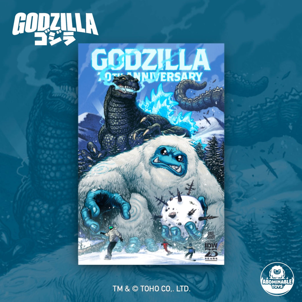 Limited Edition Matt Frank Abominable Toys Variant IDW Godzilla 70th Anniversary One Shot Comic