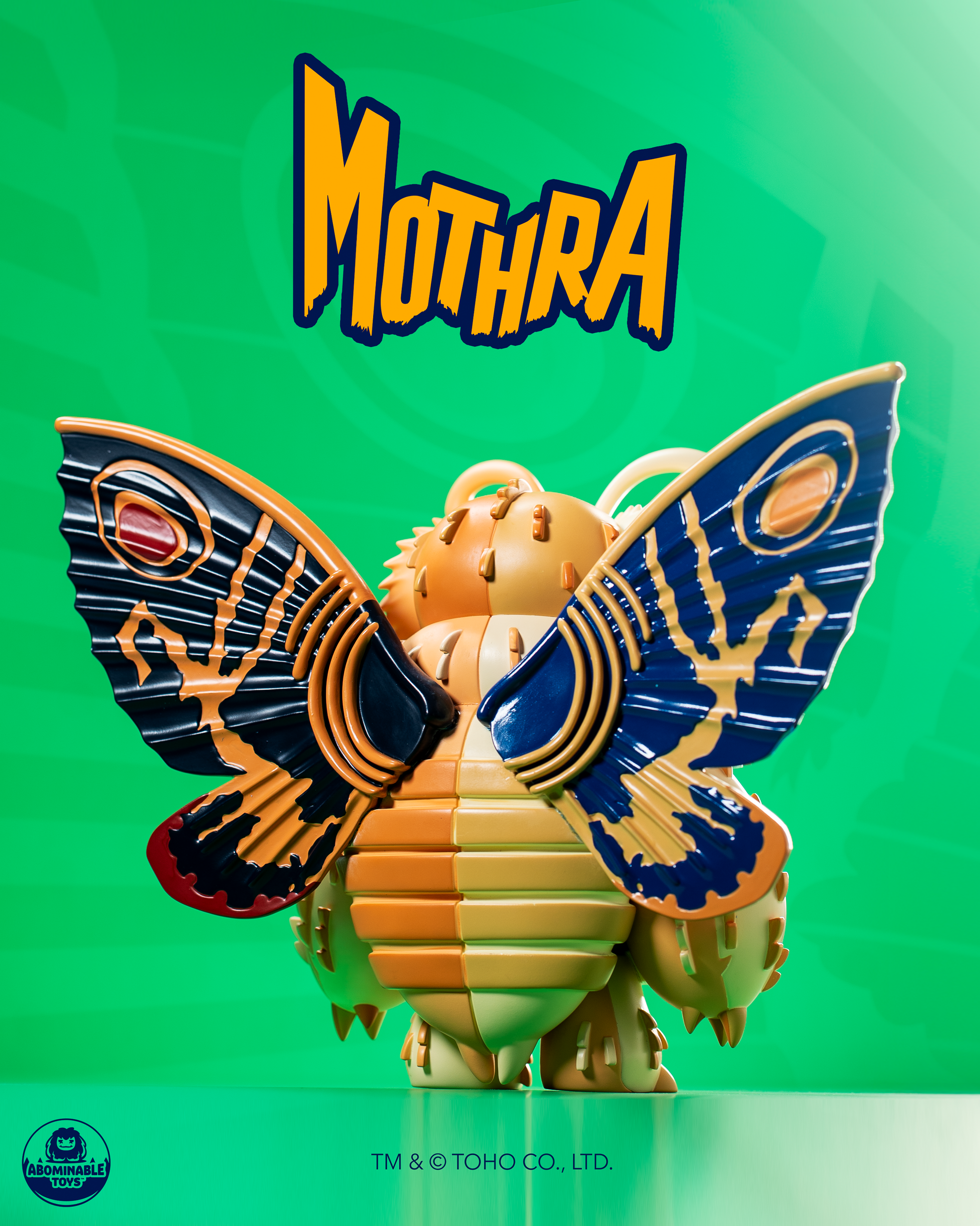 Limited Edition Mothra Chomp Officially Licensed Vinyl Figure By Tom Whalen