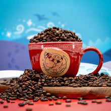 Load image into Gallery viewer, Limited Edition Red Skier Chomp French Latte Mug
