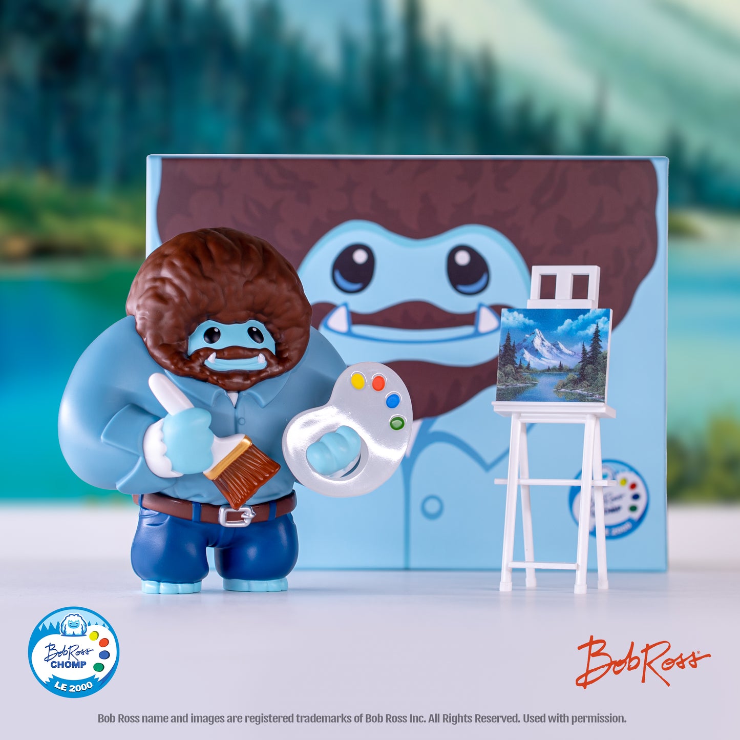 Limited Edition Bob Ross Chomp Officially Licensed Vinyl Figure