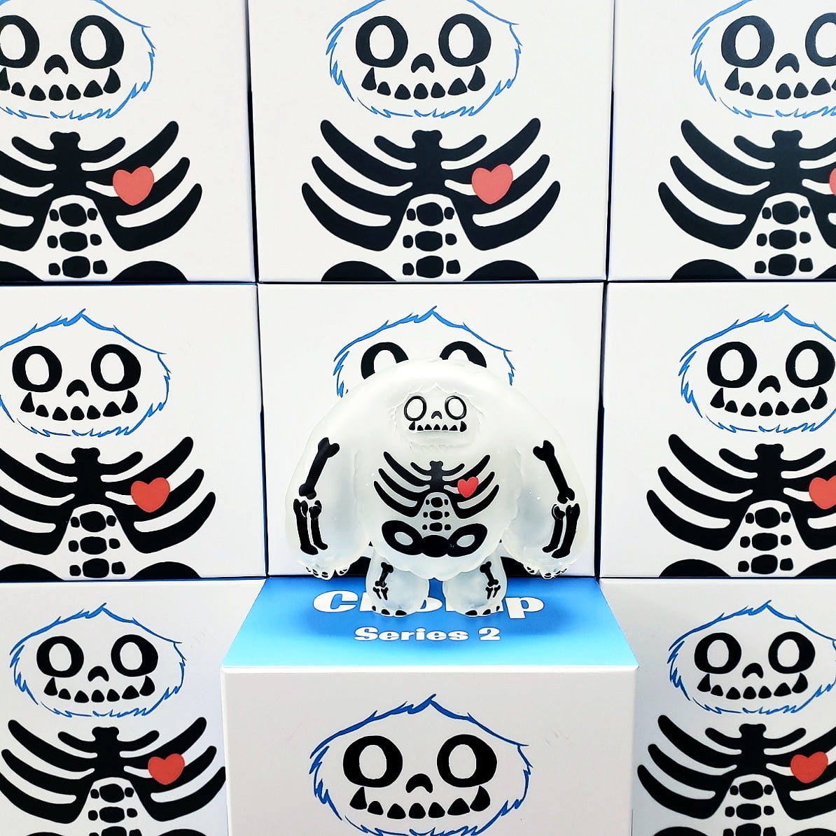 Limited Skeleton Edition Chomp Vinyl Figure