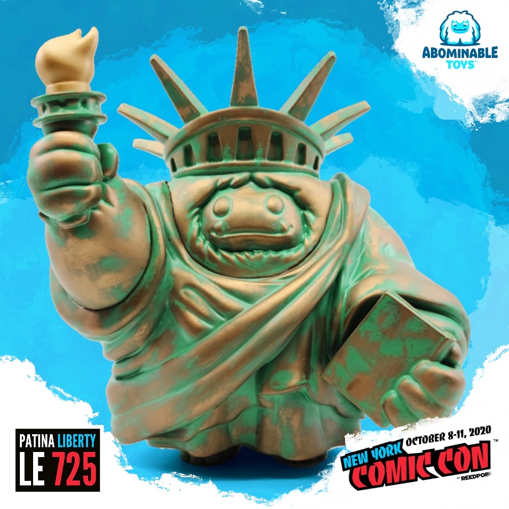 NYCC 2020 Exclusive Limited Edition Patina Liberty Chomp Figure