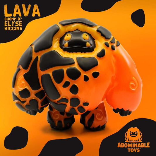 Limited Glow Lava Edition Chomp Figure By Elyse Higgins