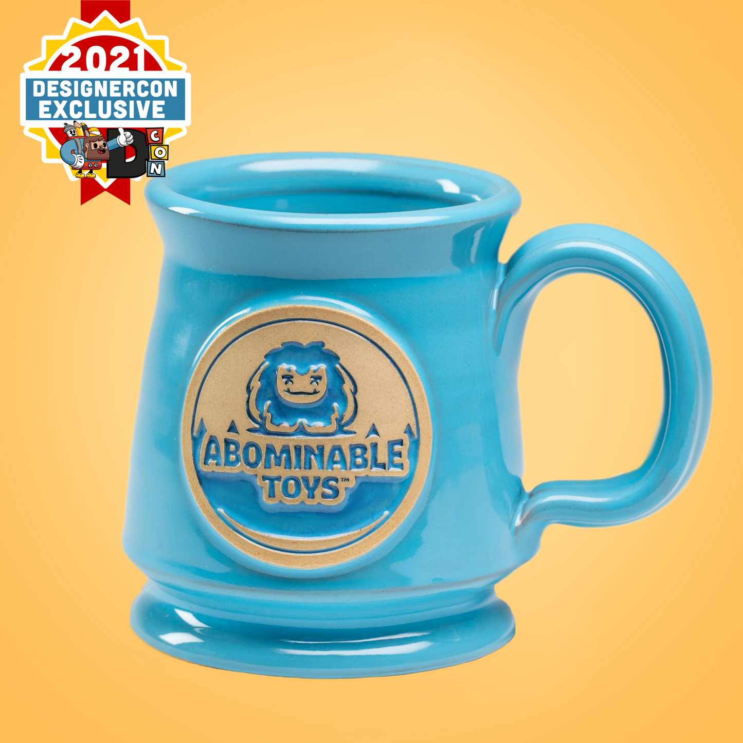 Limited Edition Powder Blue Abominable Toys Footed Mug